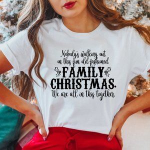 Christmas Vacation Unisex Short Sleeve Crew Neck Graphic T-shirt
